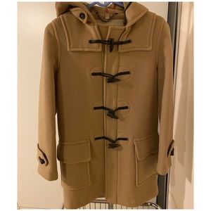 Burberry wool toggle coat